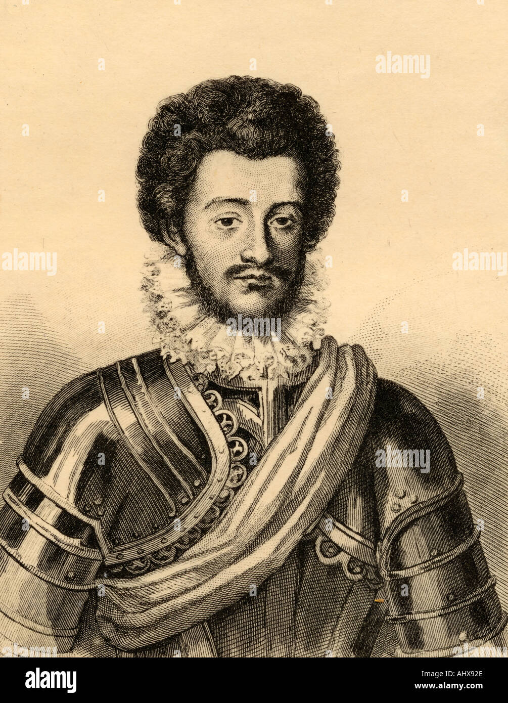 Karl von Lothringen, Herzog von Mayenne, aka Charles de Guise, 1554 - 1611. Französischen Adligen und ein militärischer Führer der Katholischen Liga. Stockfoto