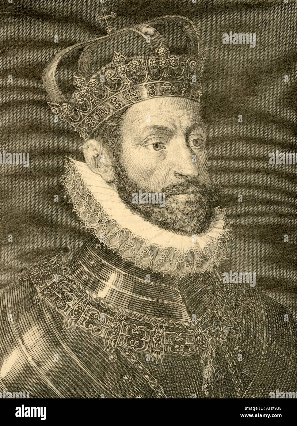 Karl V., 1500 - 1558. Kaiser des Heiligen Römischen Reiches, 1519-1593 und als Karl I., König von Spanien 1516-1556. Stockfoto