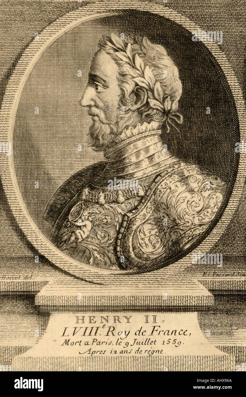 Heinrich II. von Frankreich, 1519 - 1559. König von Frankreich. Stockfoto