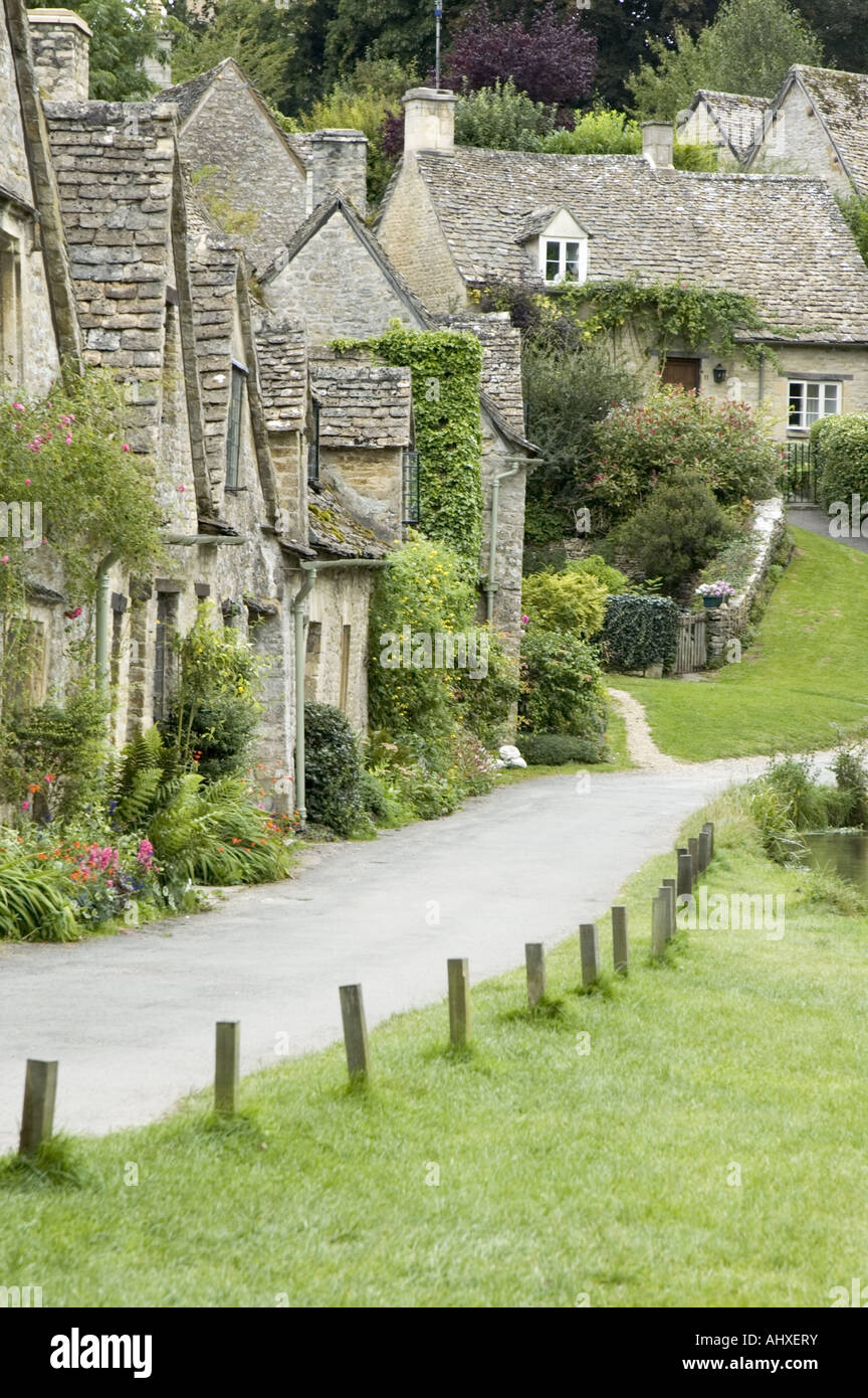Arlington Row, Bibury, Cotswolds, UK. Stockfoto