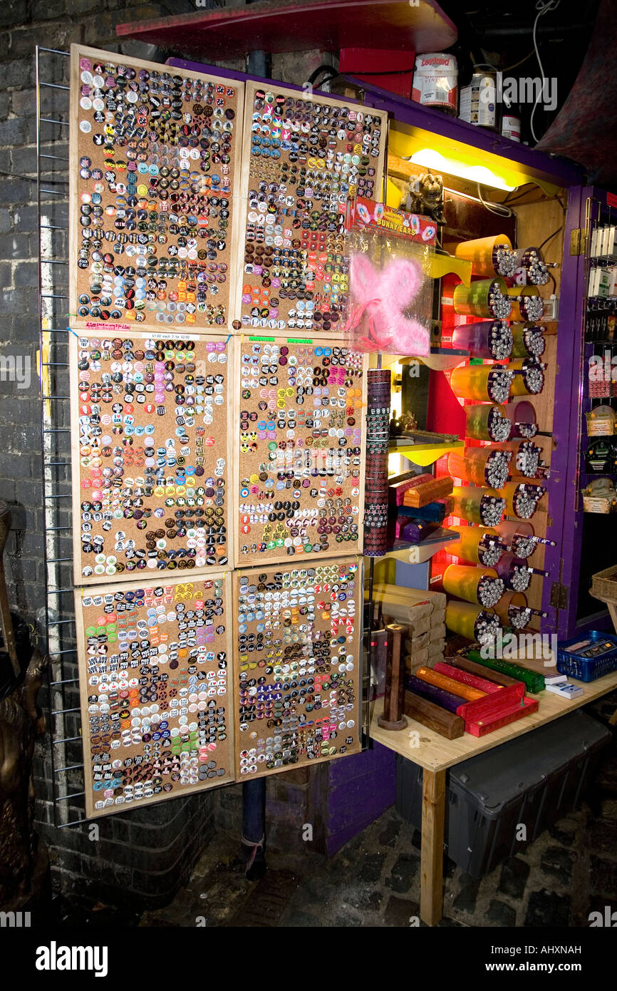 Marktstand in Camden Town, London Stockfoto