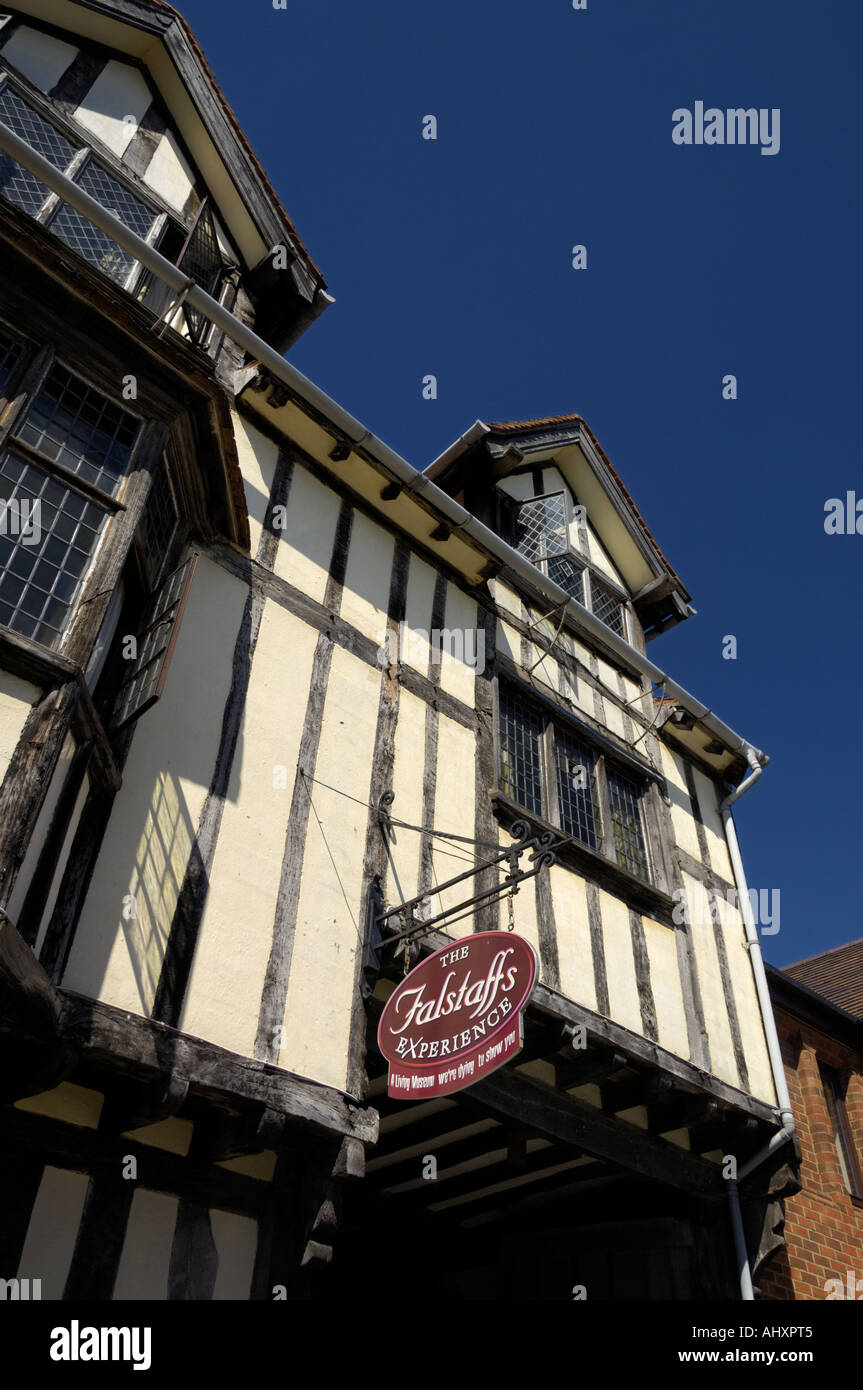Falstaff Erfahrung Shrieves Haus Scheune Stratford on Avon England Stockfoto