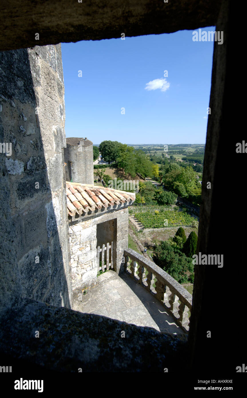 Schloss von Duras Lot et Garonne Frankreich Stockfoto