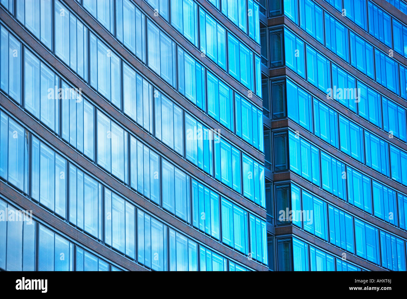 Niedrigen Winkel Ansicht Hochhaus Stockfoto