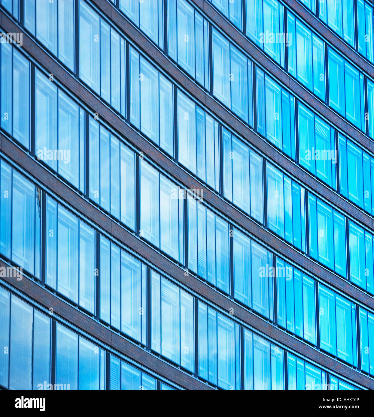 Niedrigen Winkel Ansicht Hochhaus Stockfoto