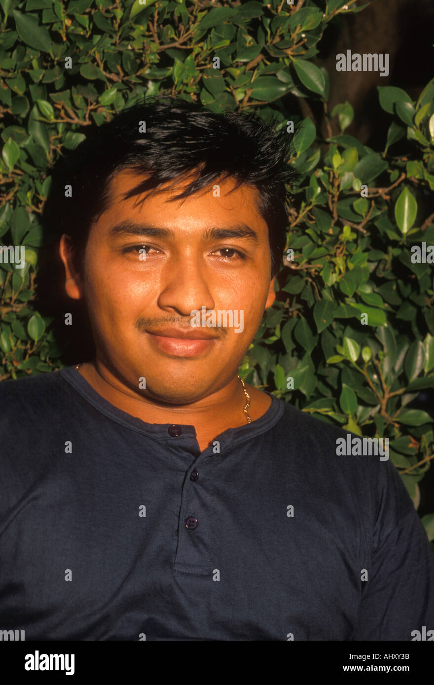 1, 1, mexikanische Mann, Junger Mann, Junger Erwachsener, Erwachsener, Mann, Kopf und Schultern, Independence Square, Merida, Yucatan, Halbinsel Yucatan, Mexiko Stockfoto