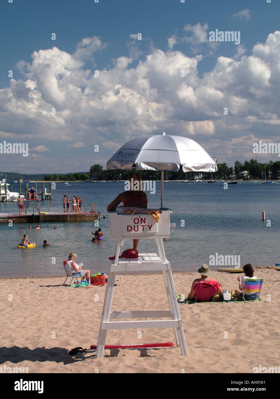 AJD45688, Hafen-Frühlinge, MI, Michigan Stockfoto