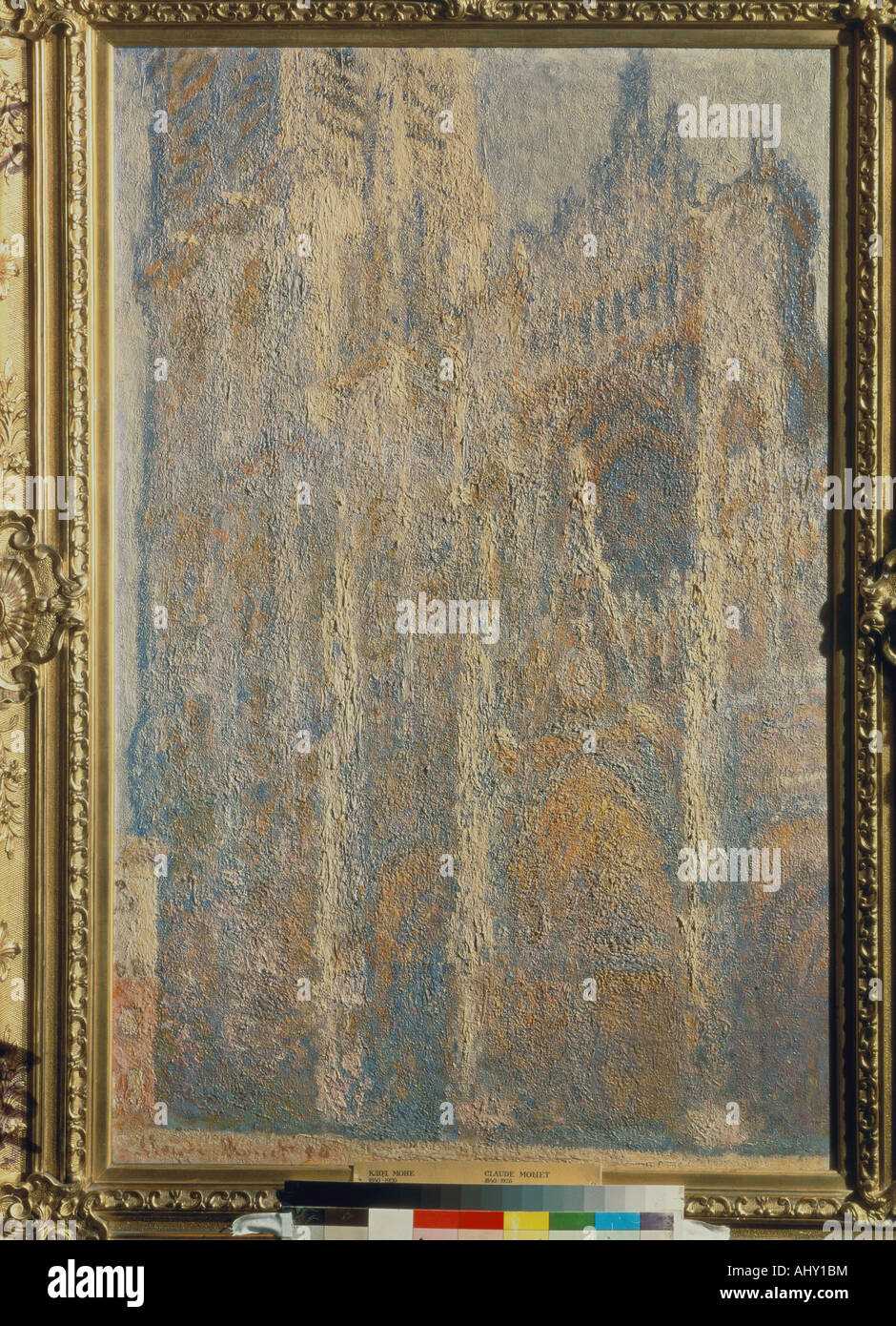 "Bildende Kunst, Monet, Claude (1840-1926), Malerei,"Die Kathedrale von Rouen am Mittag", 1894, Öl auf Leinwand, Puschkin-Museum, Moskau, Stockfoto