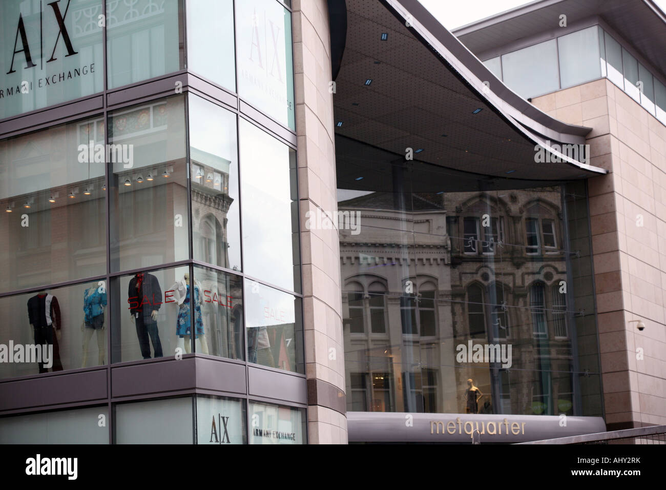 Die Met Quarter ist eine mehrere neue Einkaufszentren im Stadtzentrum von Liverpool Stockfoto