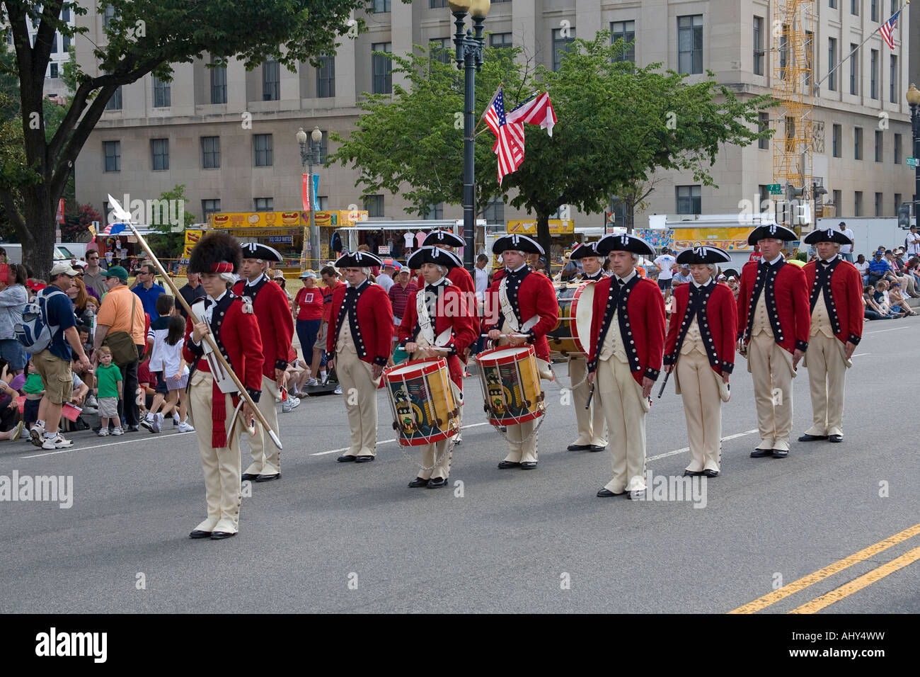 4. Juli Parade Washington, D.C. Stockfoto