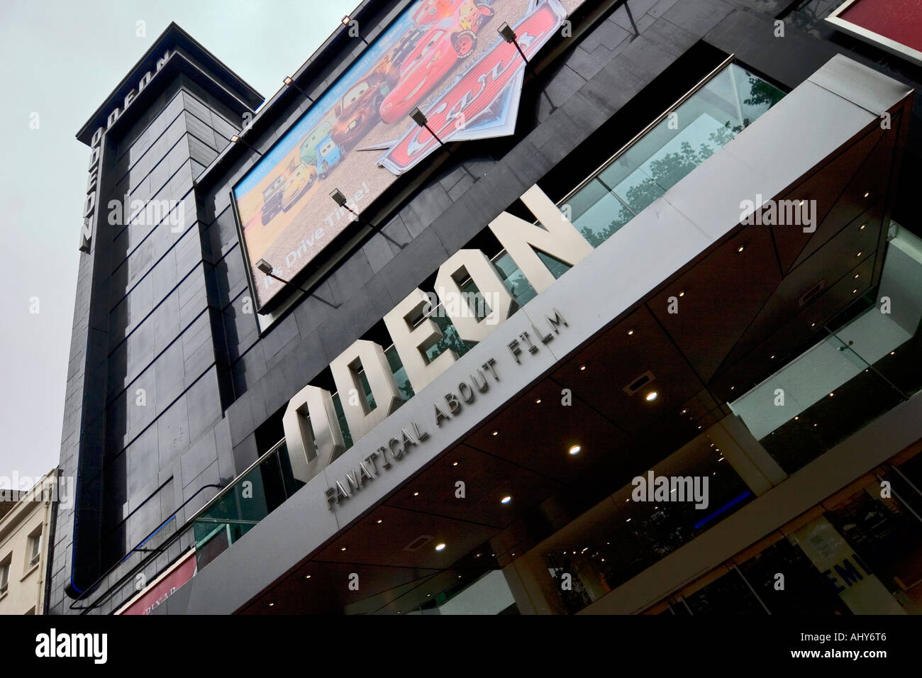 Kino Odeon Leicester Square in London Stockfoto