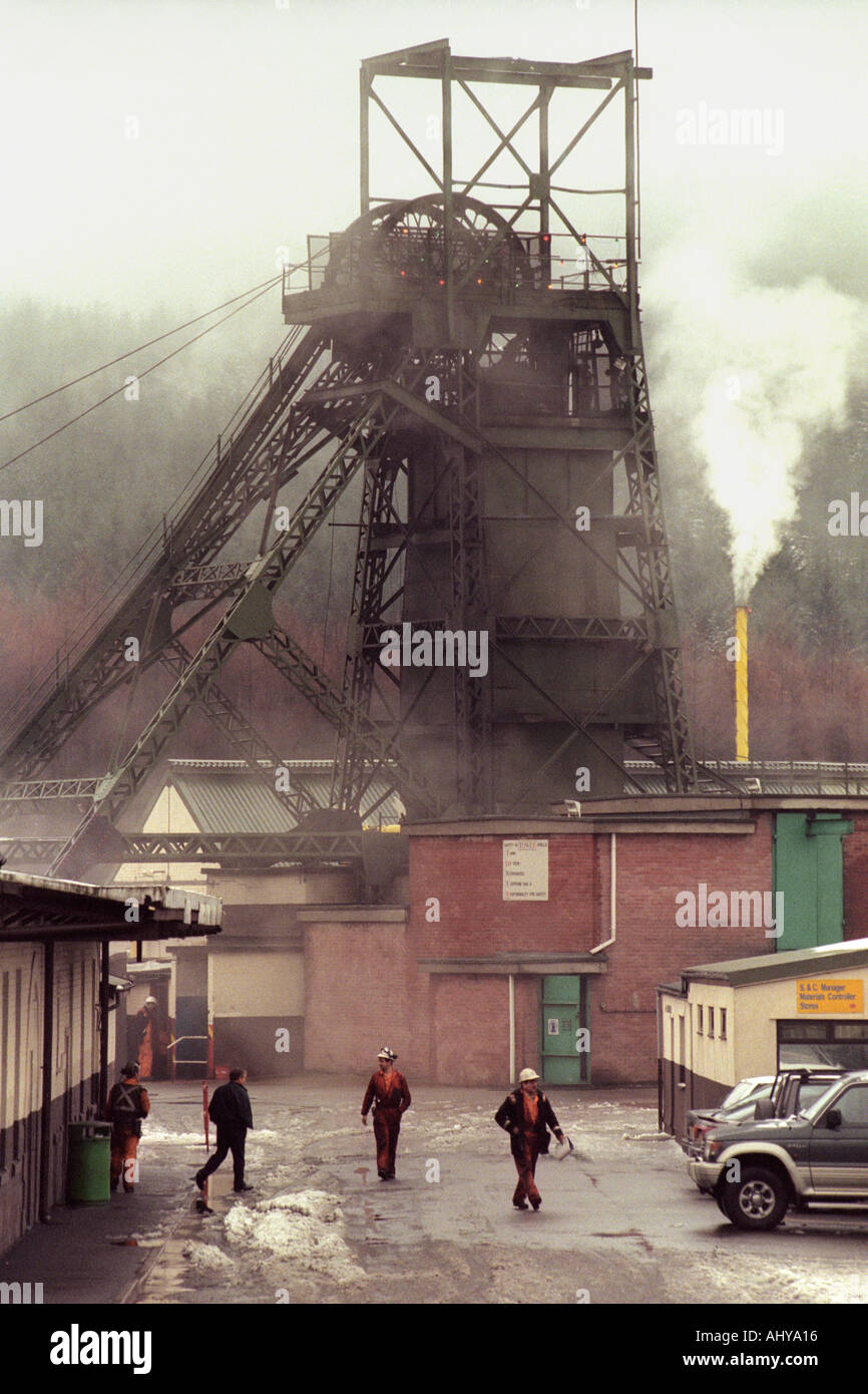 Gesamtansicht der Tower Colliery Tiefe Kohlebergwerk in Hirwaun South Wales UK Stockfoto