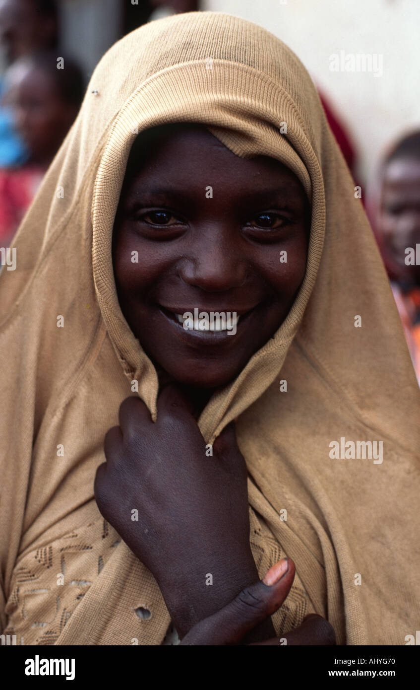 Porträt eines Mädchens in Harar. Äthiopien Stockfoto