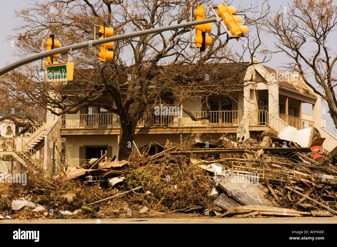 Hurrikan Katrina Schäden in Biloxi, Mississippi USA Stockfoto