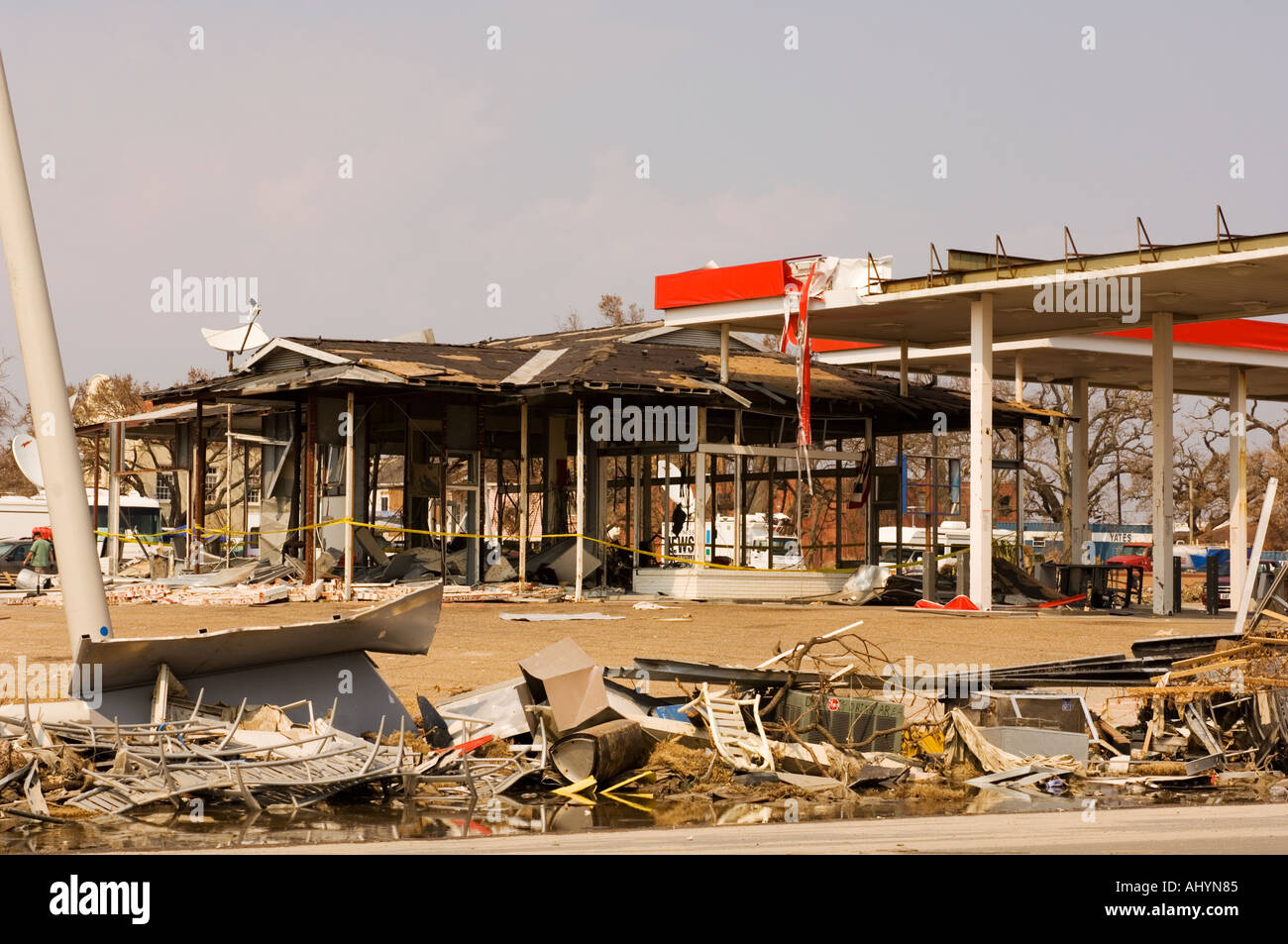 Hurrikan Katrina Schäden in Biloxi, Mississippi USA Stockfoto