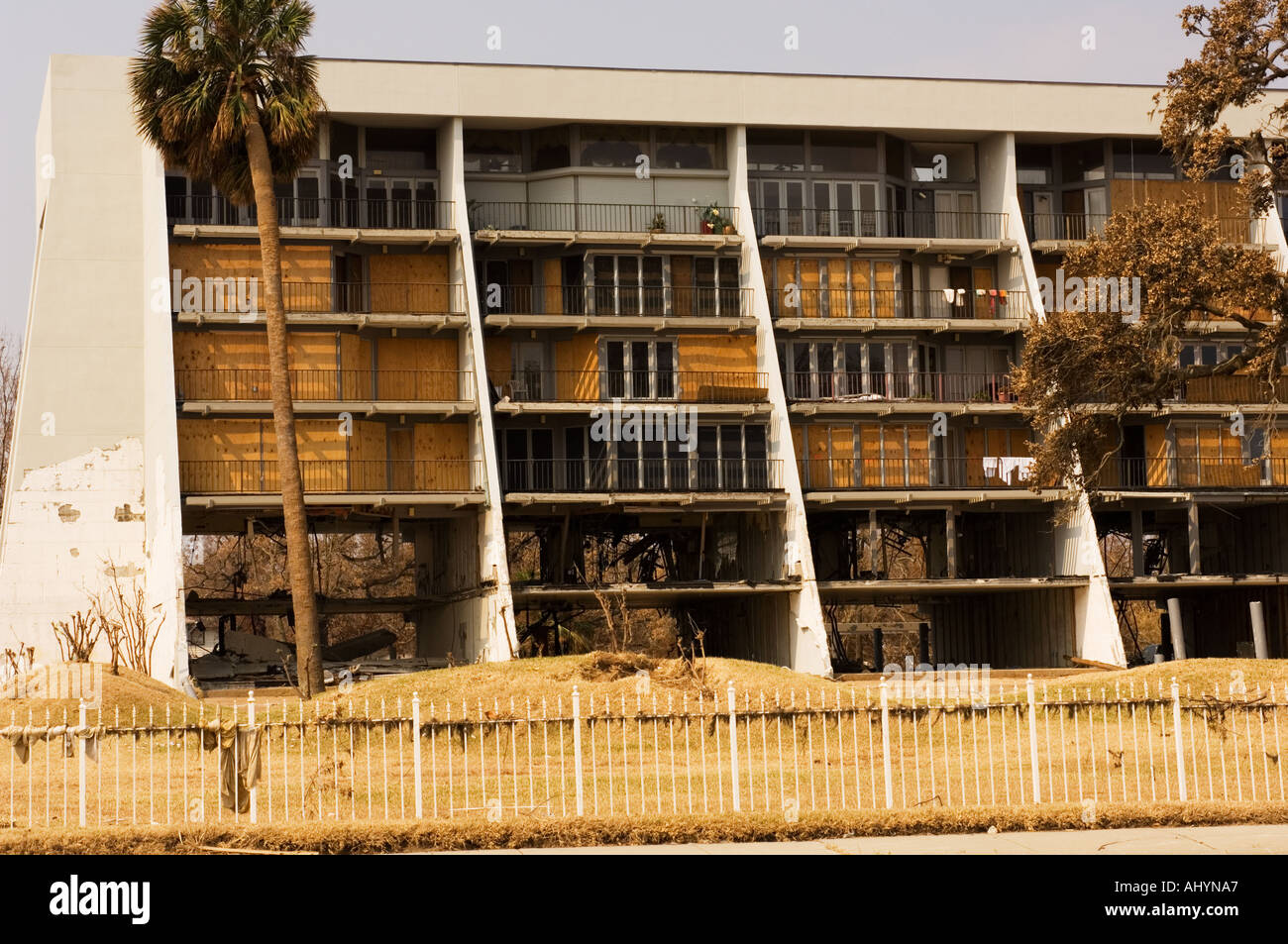 Hurrikan Katrina Schäden in Biloxi, Mississippi USA Stockfoto