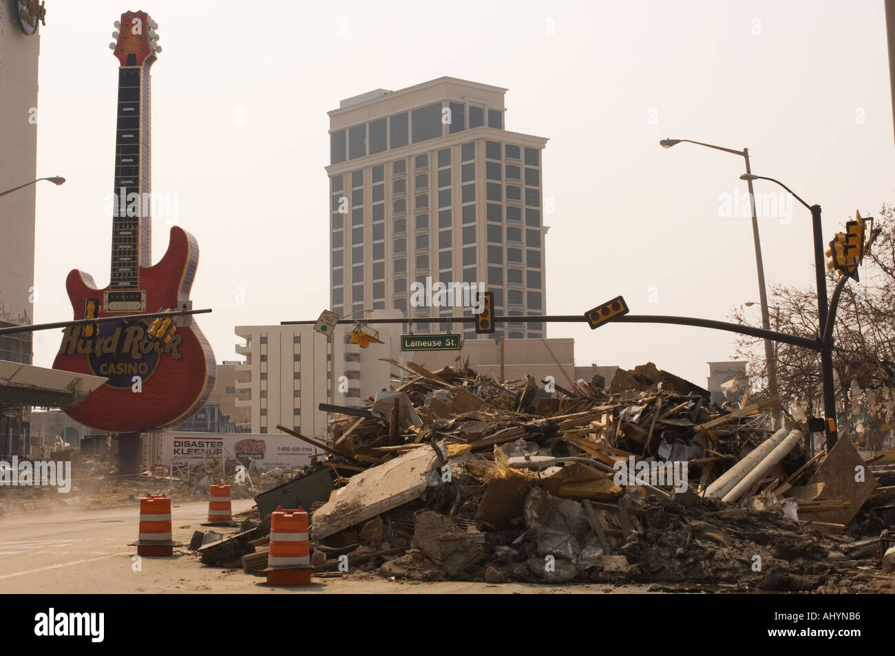 Hurrikan Katrina Schäden in Biloxi, Mississippi USA Stockfoto