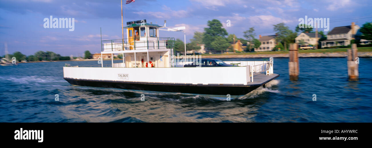 Oxford, Bellevue Ferry kontinuierliche verwenden von 1683 bis 1836 Maryland Stockfoto