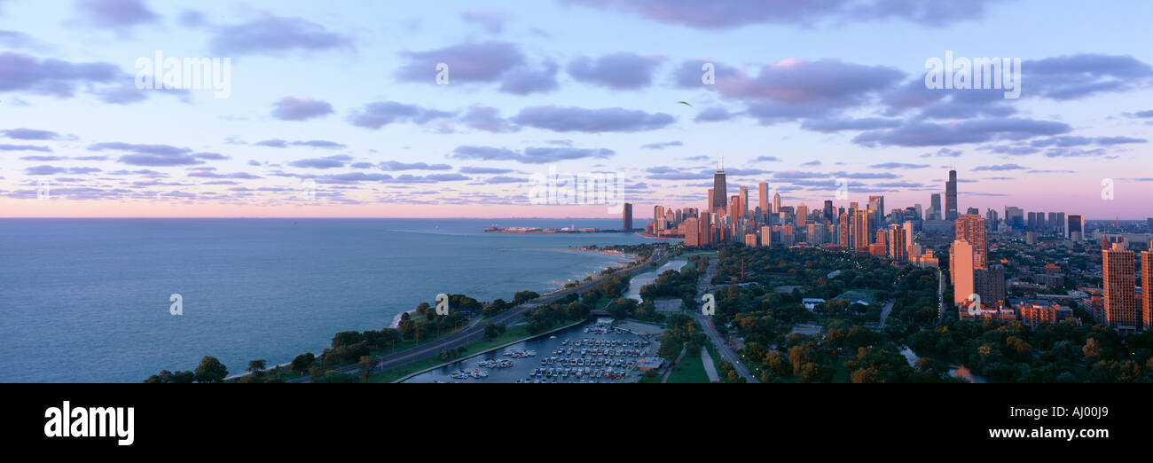 Chicago Diversey Harbor Lincoln Park Lake Michigan (Illinois) Stockfoto