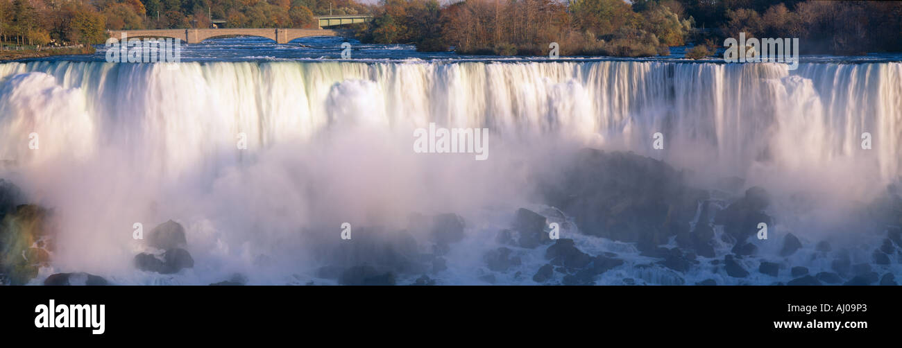 American Falls betrachtet aus Kanada Niagara Falls New York Stockfoto