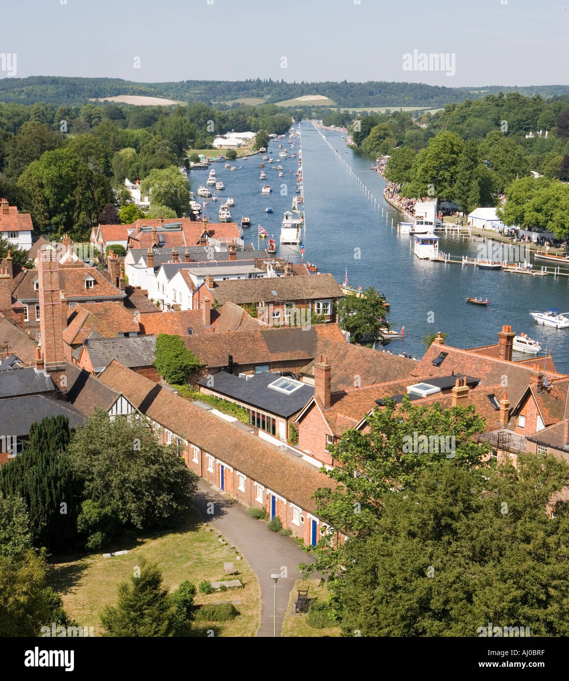 Allgemeine Ansicht der Henley Royal Regatta, England. Juni 2006. Stockfoto