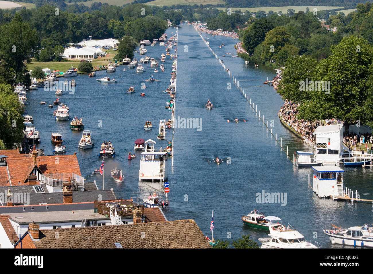 Allgemeine Ansicht der Henley Royal Regatta, England. Juni 2006. Stockfoto