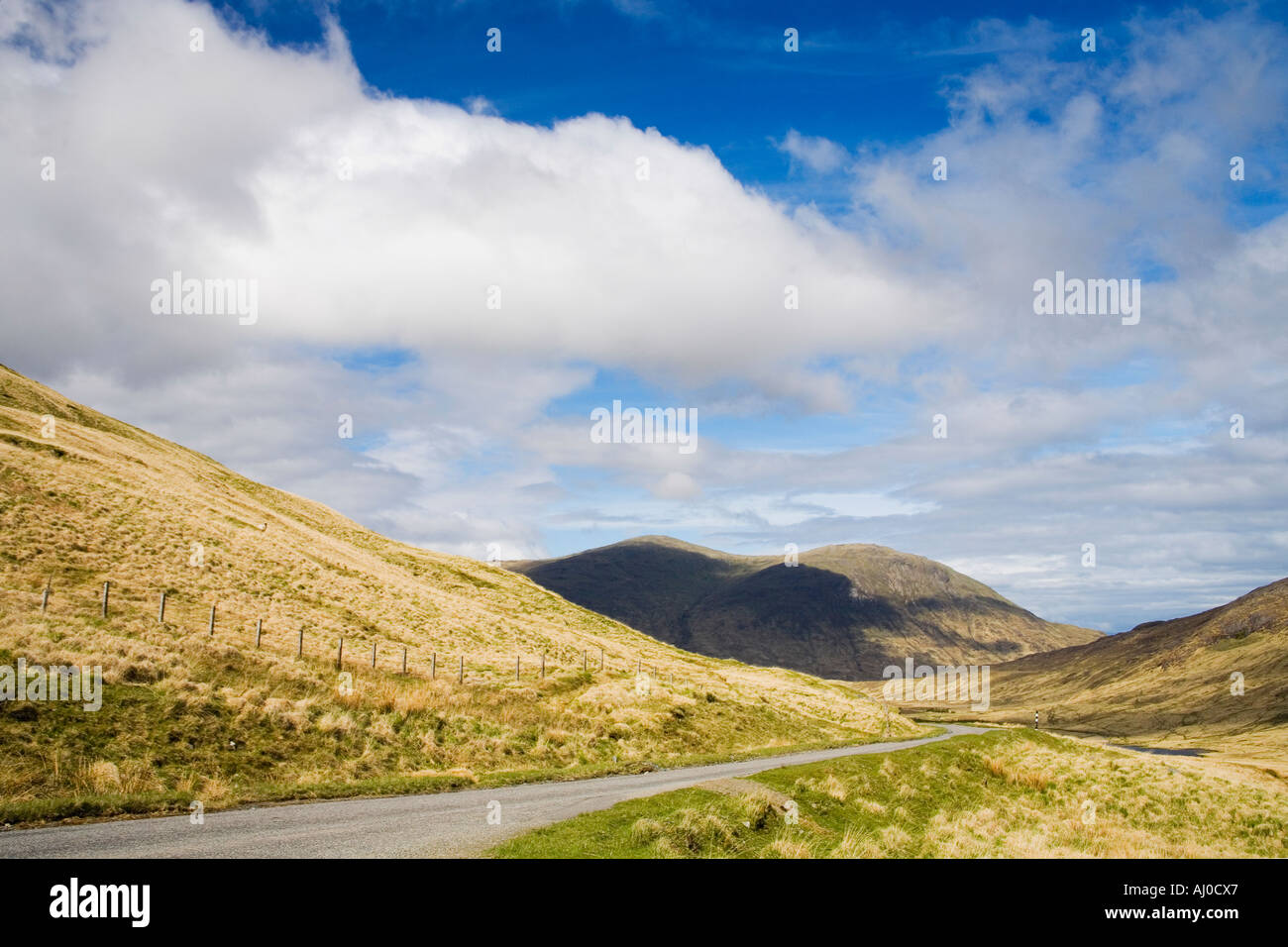 Insel Mull A849 Straße durch Glen mehr Argyll & Bute Inneren Hebriden Scotland UK United Kingdom GB Großbritannien britische Inseln Stockfoto