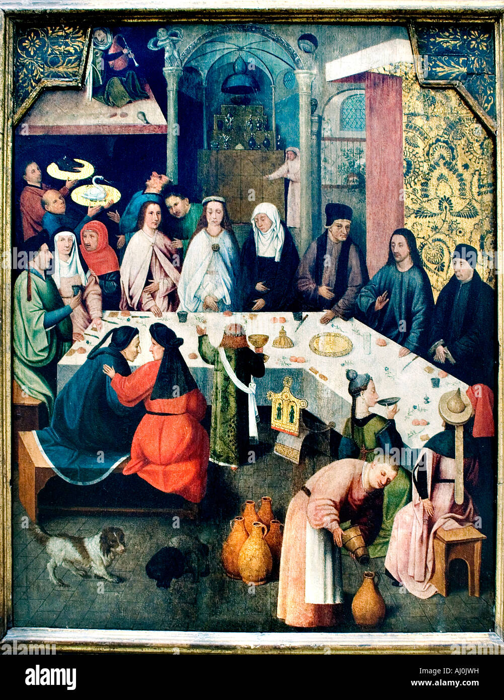 Die Hochzeit zu Kana 1560 1580 Stockfoto