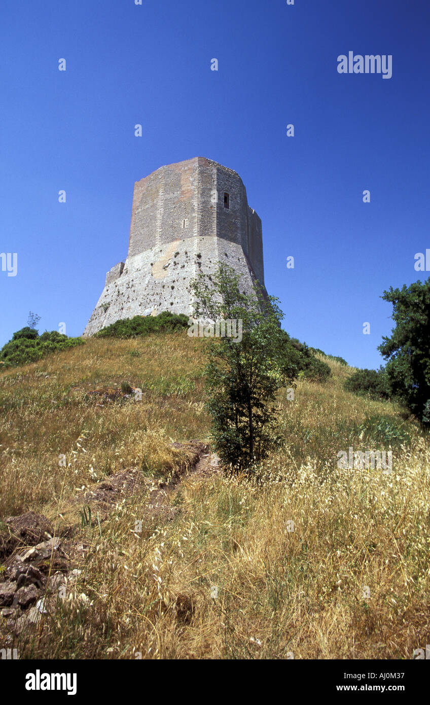 Rocca di Tentennano Castiglione d Orcia Toskana Italien Stockfoto