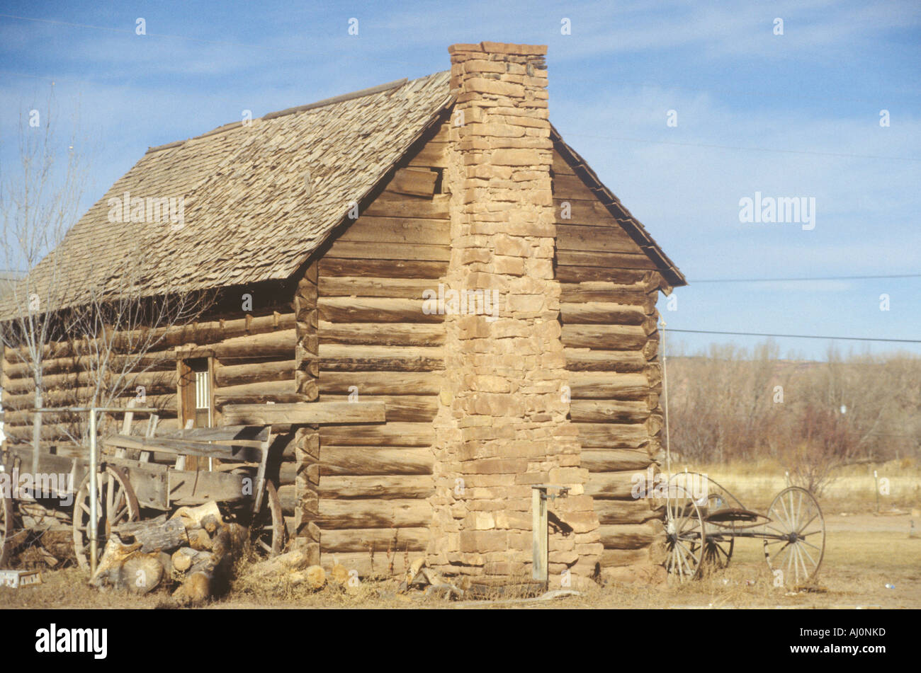 Blockhaus südlichen UT Stockfoto