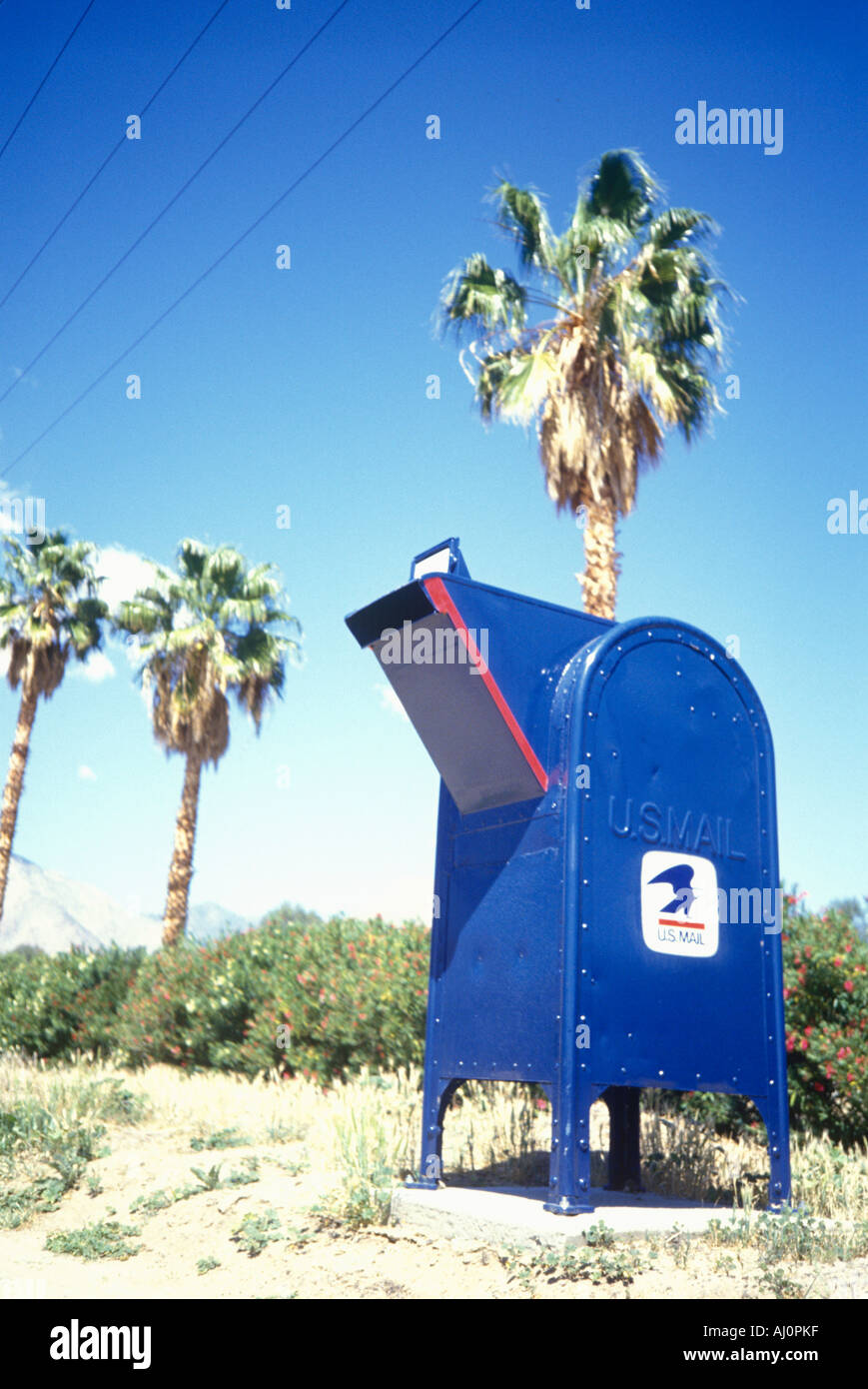 Postfach in Wüste Anza Borrego Borrego Springs CA Stockfoto