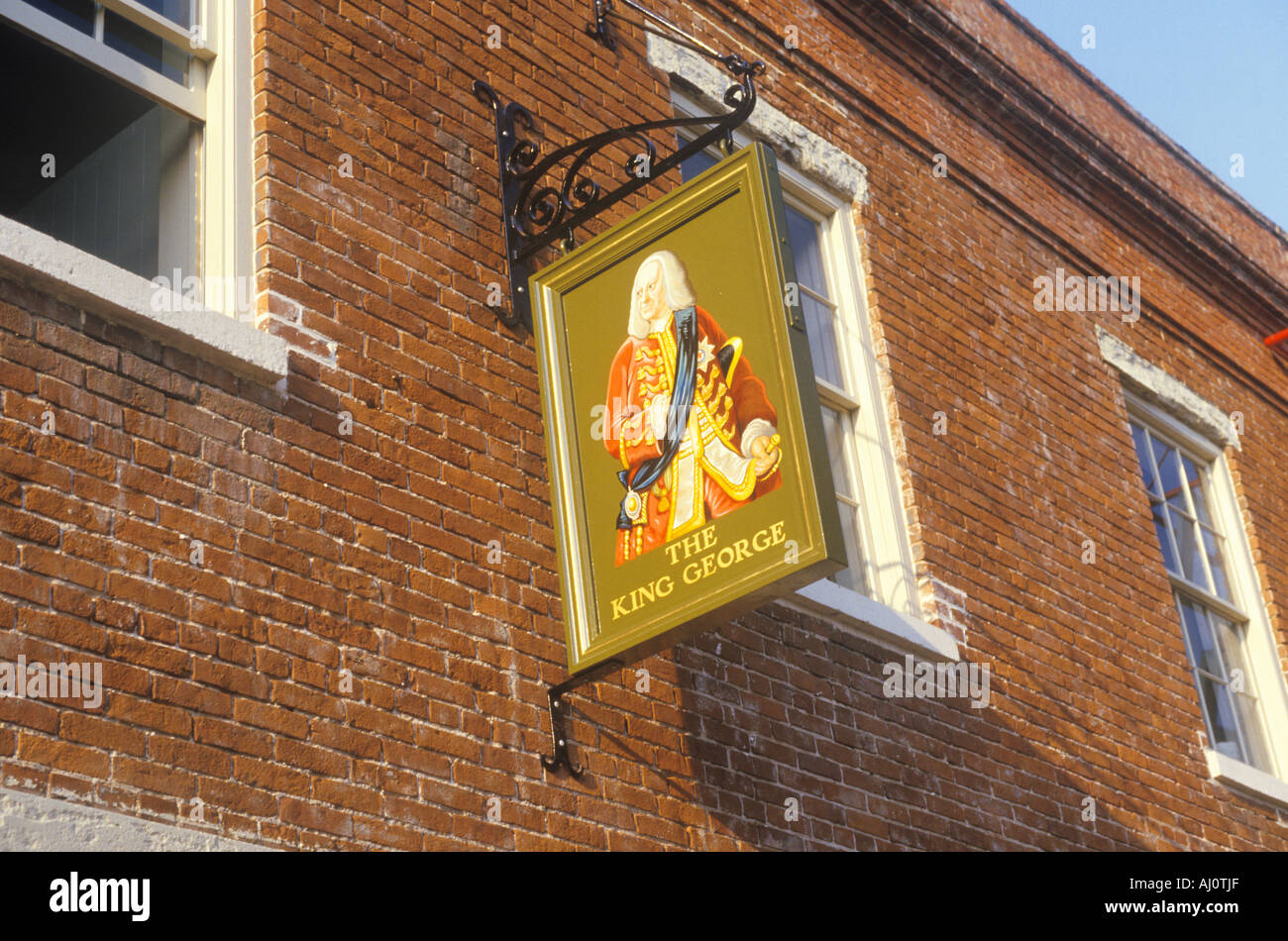Das King George Pub in historischen Charleston SC Stockfoto
