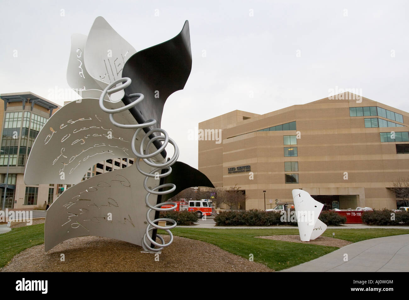 Lincoln Nebraska NE USA The gelogen Zentrum für darstellende Kunst an der Universität von Nebraska Stockfoto