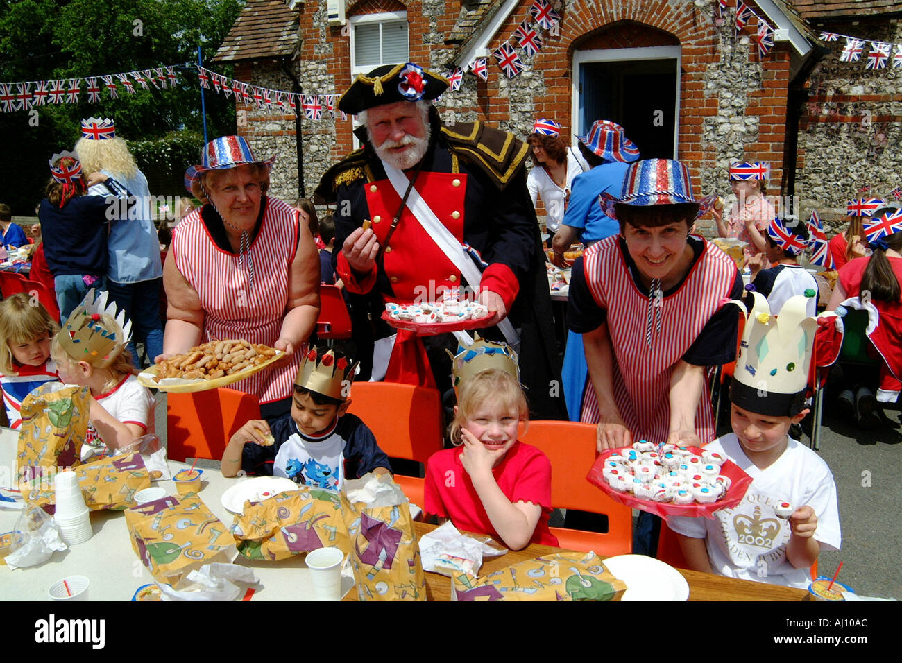 HM Schule Königin Elizabeth goldenes Jubiläum feiern in einem Hampshire England Stockfoto