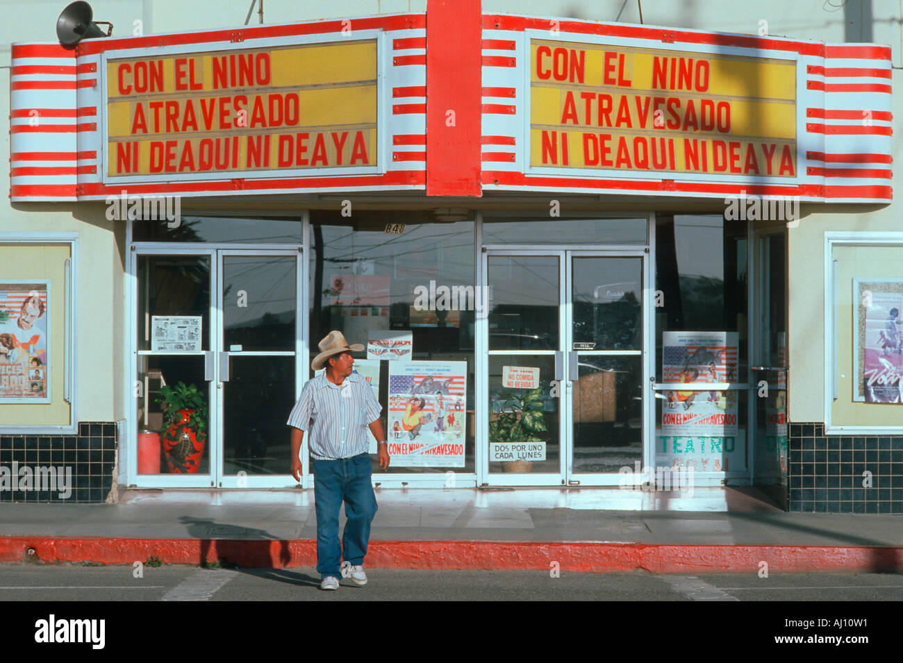 Mexikanischer Film House Guadalupe zentrale CA Stockfoto