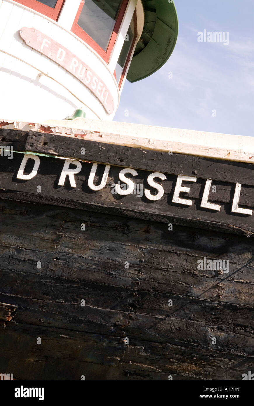 FD Russell Schlepper am Ponce de Leon Inlet Lighthouse in St Augustine FL USA Stockfoto