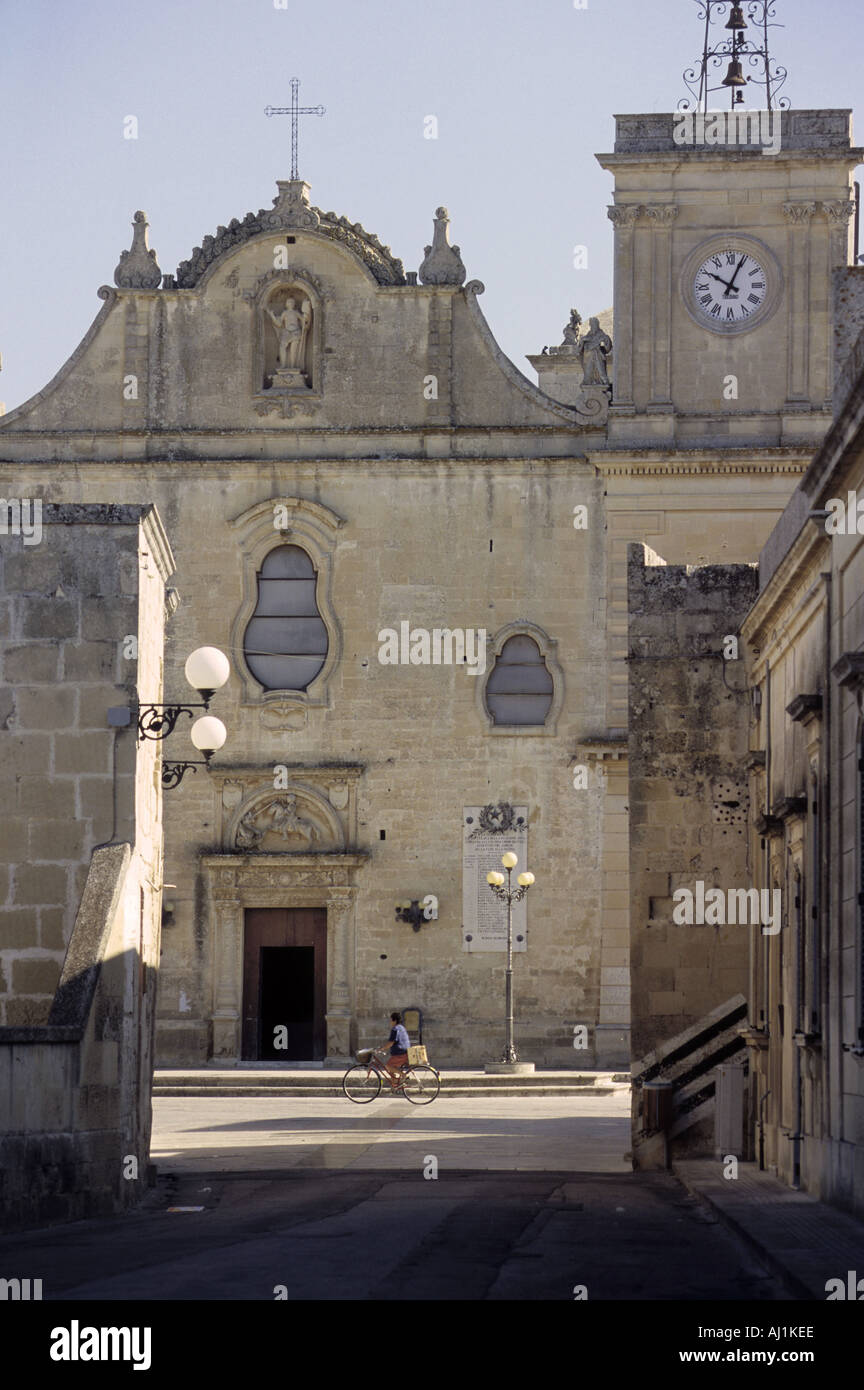 Kirche von San Giorgio Melpignano Salento Apulien Italien Stockfoto