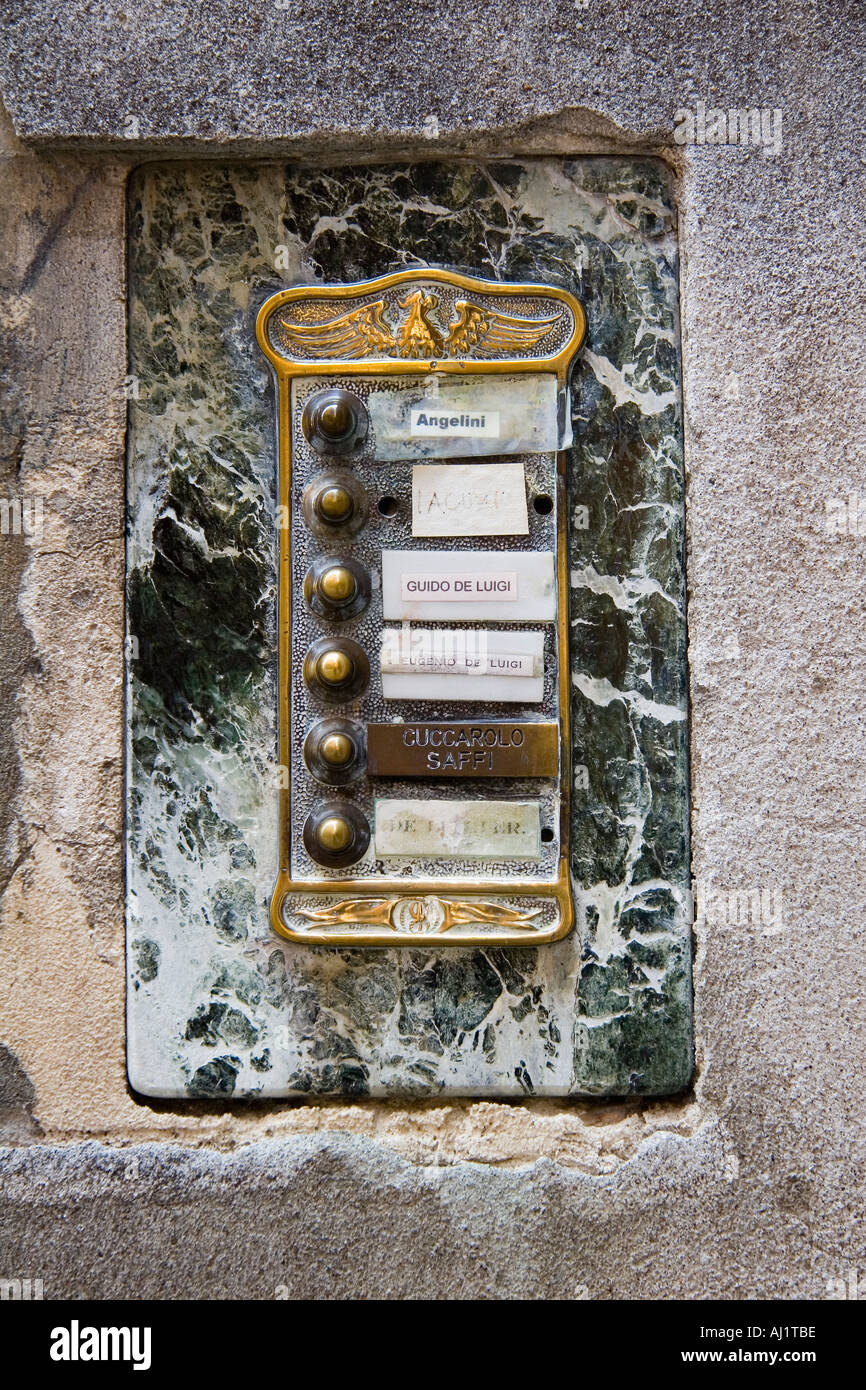 Doorbell Names Stockfotos und bilder Kaufen Alamy