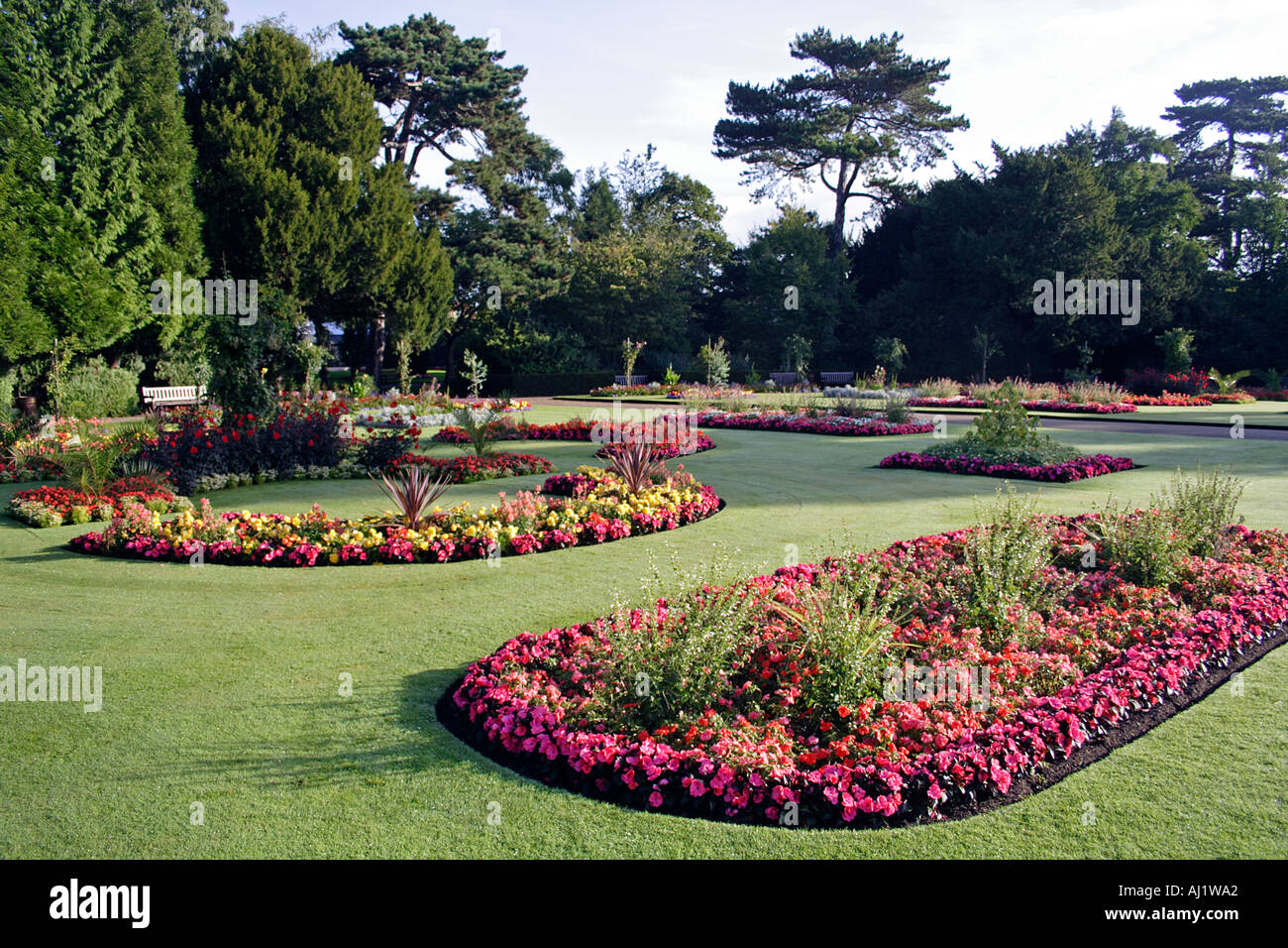 Klostergarten Bury St Edmunds Suffolk East Anglia UK Stockfoto