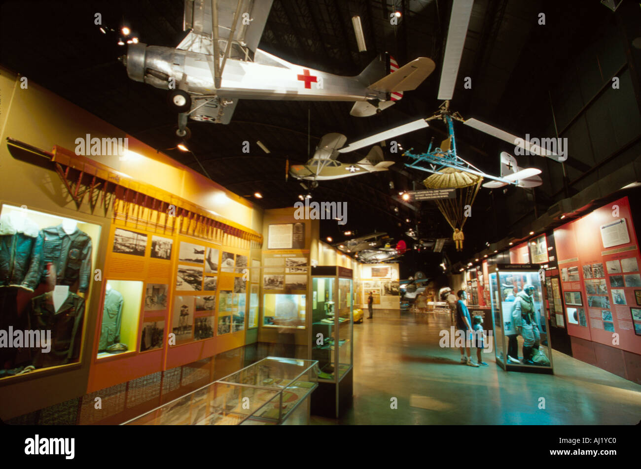 Ohio Wright Patterson Air Force Base United States Air Force Museum,Geschichte,Ausstellungsausstellung Sammlung,fördern,Produktprodukte Verkauf,collec Stockfoto