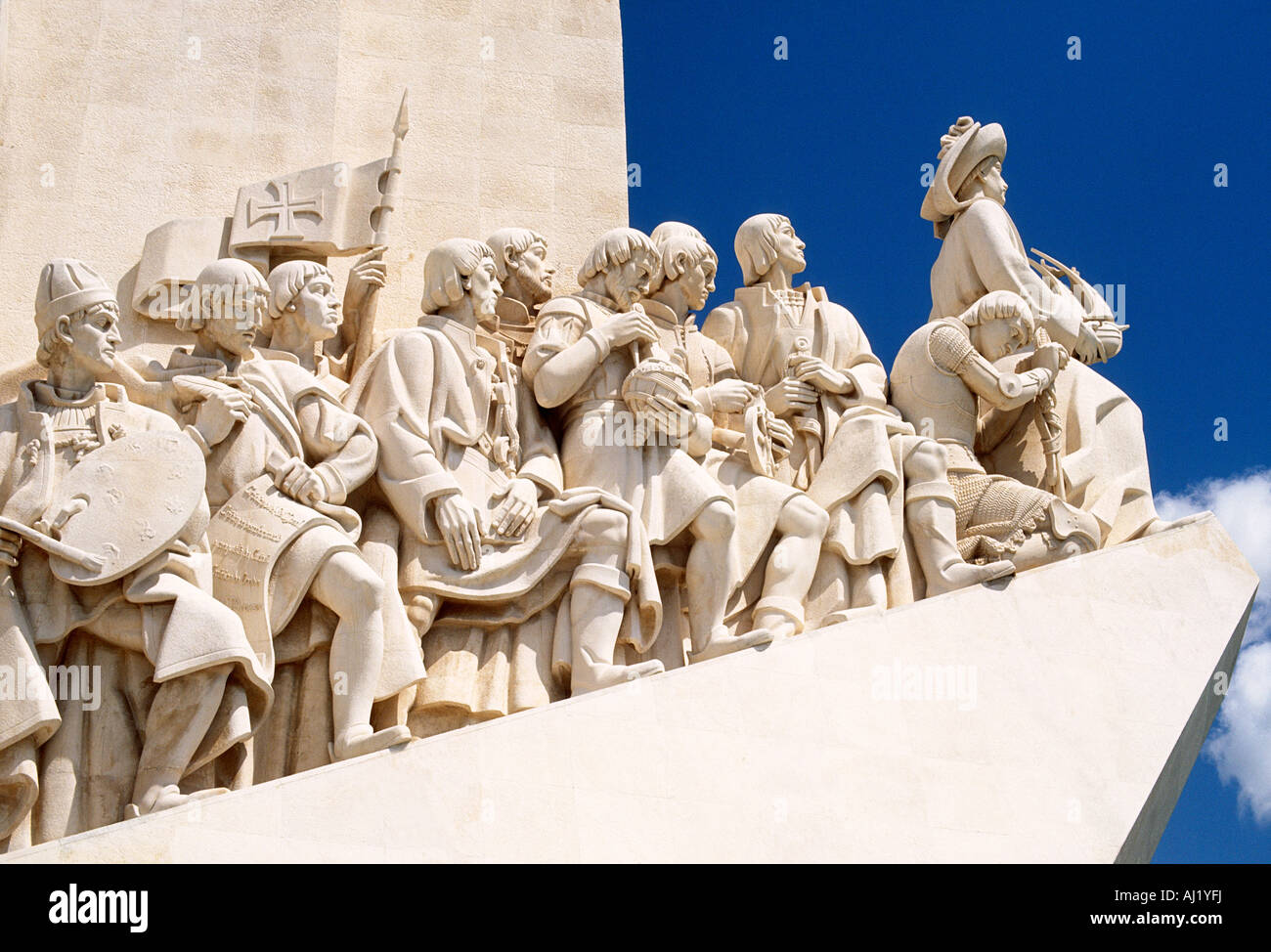 Denkmal, feiert die Voyages of Discovery "segelte von Belem Portugal zB Vasco da Gama Stockfoto