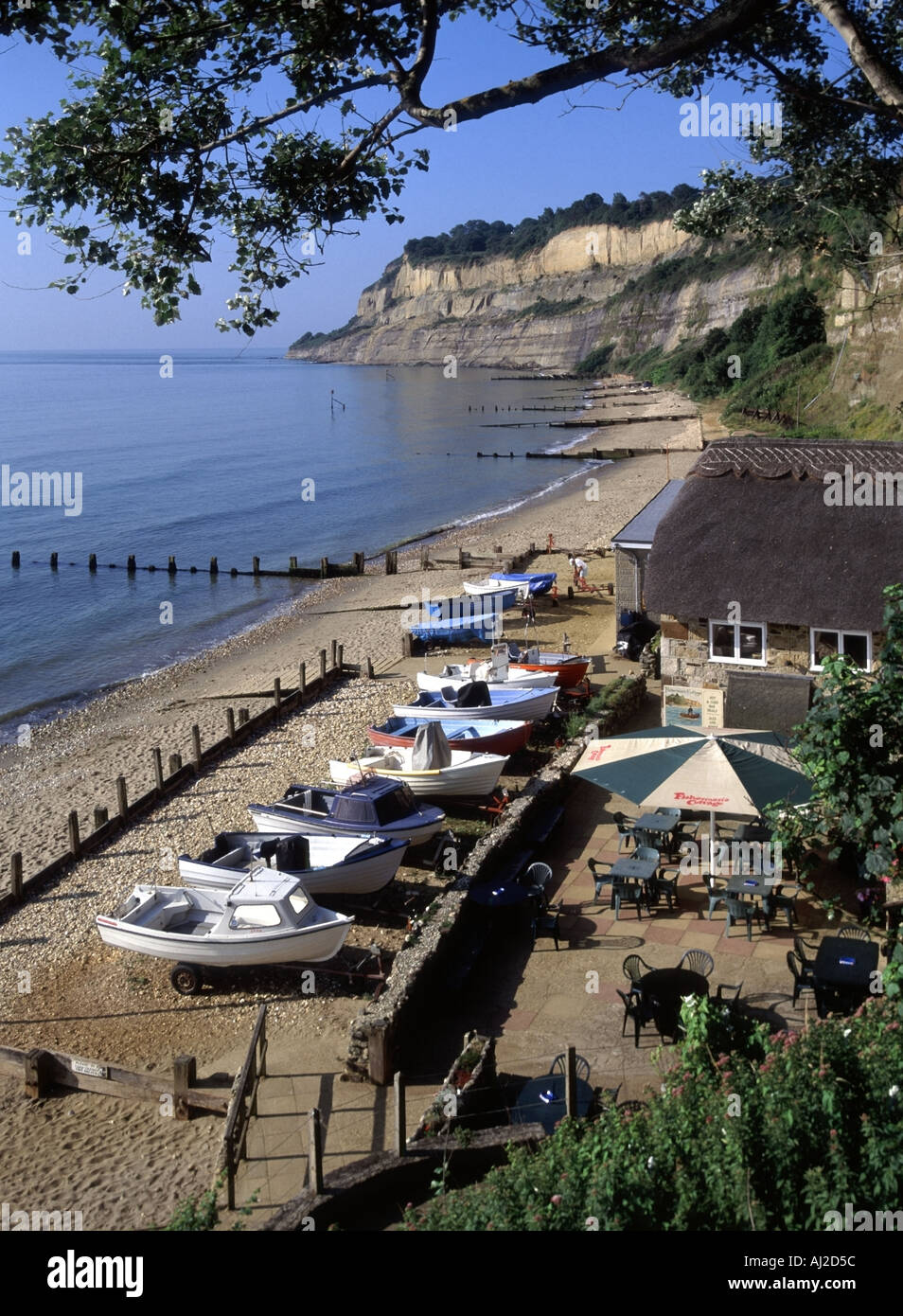 Shanklin Isle Of Wight Strand Stockfoto