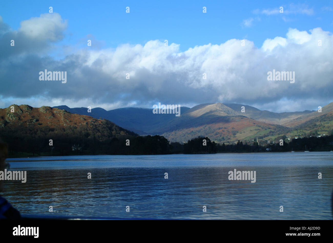 Eine Seenplatte Landschaft Cumbria, england Stockfoto