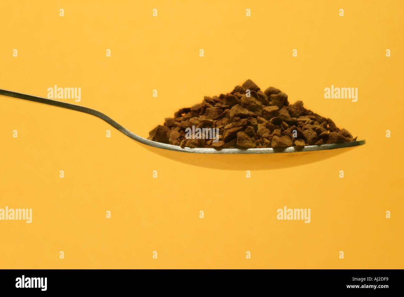 Spoonfull instant-Kaffee Stockfoto