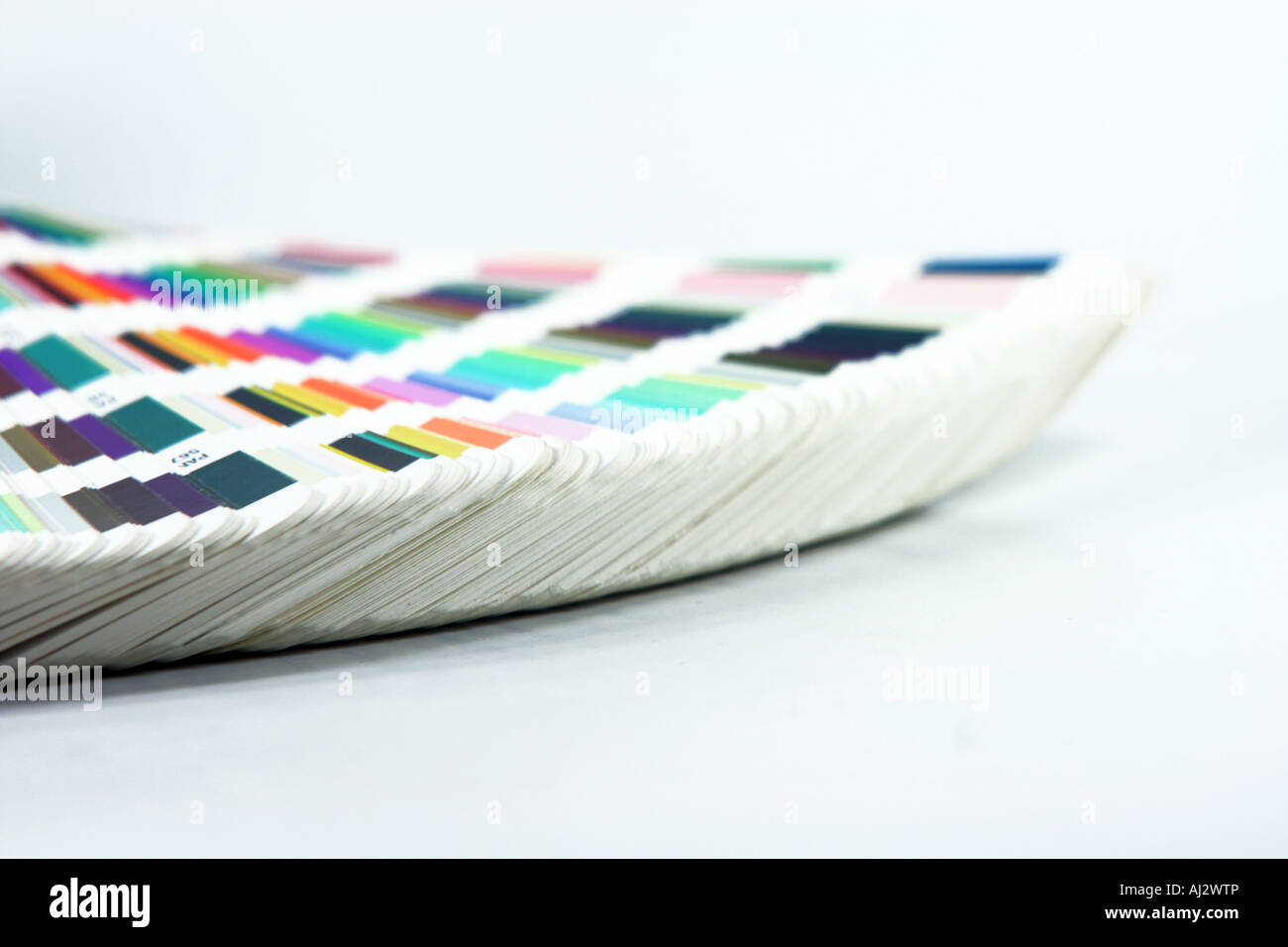 grafischen Farben Skala closeup Stockfoto