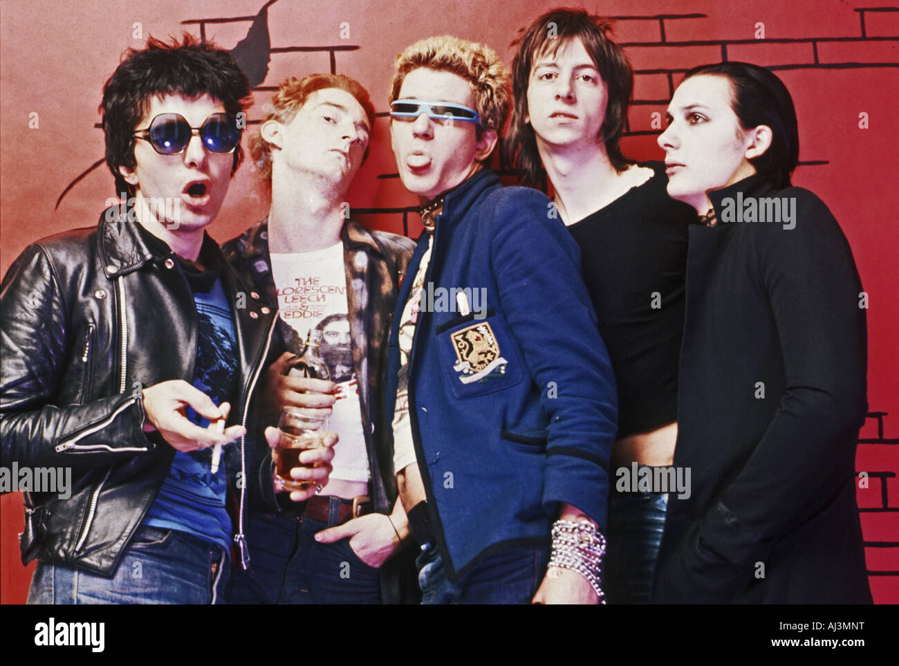 THE DAMNED - UK pop Gruppe über 1979 Stockfoto