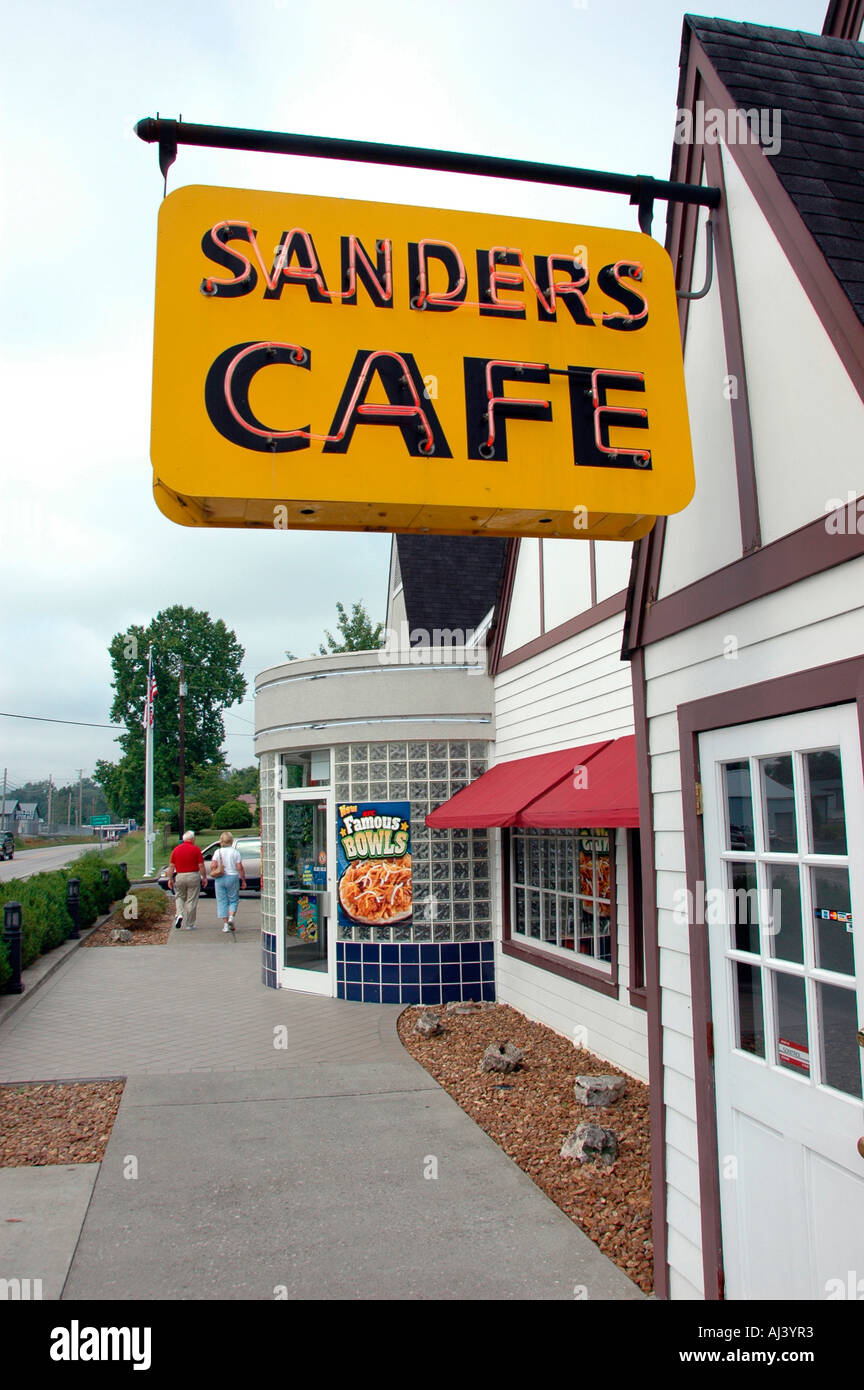 Erstes KFCRestaurant des Kentucky Colonel Harlan Sanders im Corbin