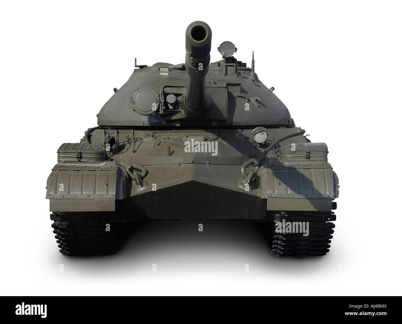 Schwere sowjetische Panzer t-10 auch bekannt als IS 8 1955 Jahr 50 Tonne gepanzertes Fahrzeug mit 122-mm-Geschütz Stockfoto