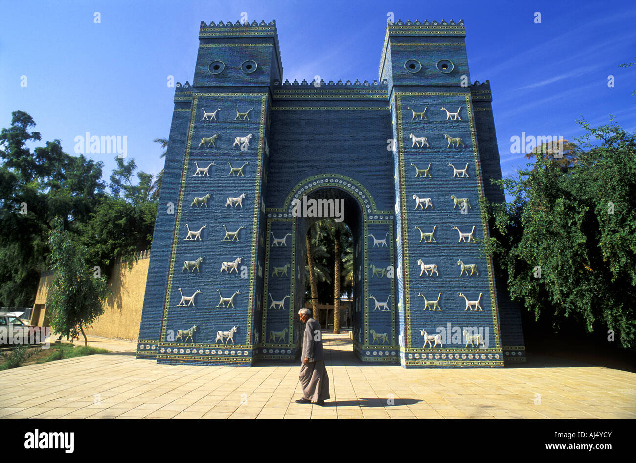 Ishtar Tor Babylon Irak Stockfotografie Alamy