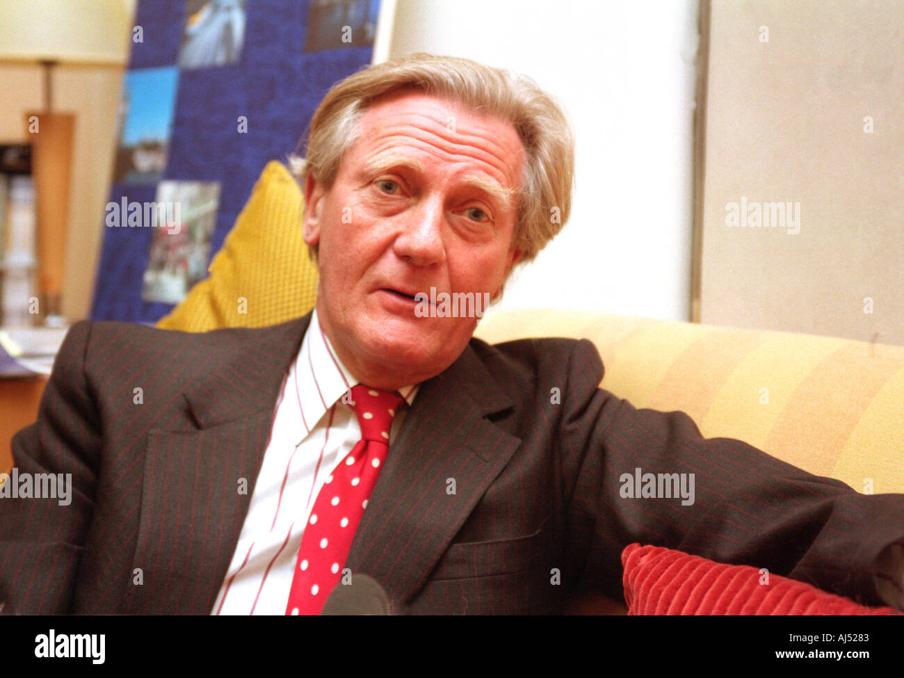 Herr Michael Heseltine Tory Peer-Porträt jan 2003 Stockfoto
